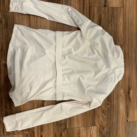 Fabletics White Long Sleeve Jacket - Picture 2 of 3